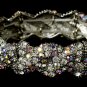 Silver  AB Rhinestone Crystal Bridal Stretch Bracelet