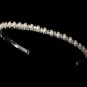 Silver Simple Ivory Pearl Rhinestone Bridal Tiara