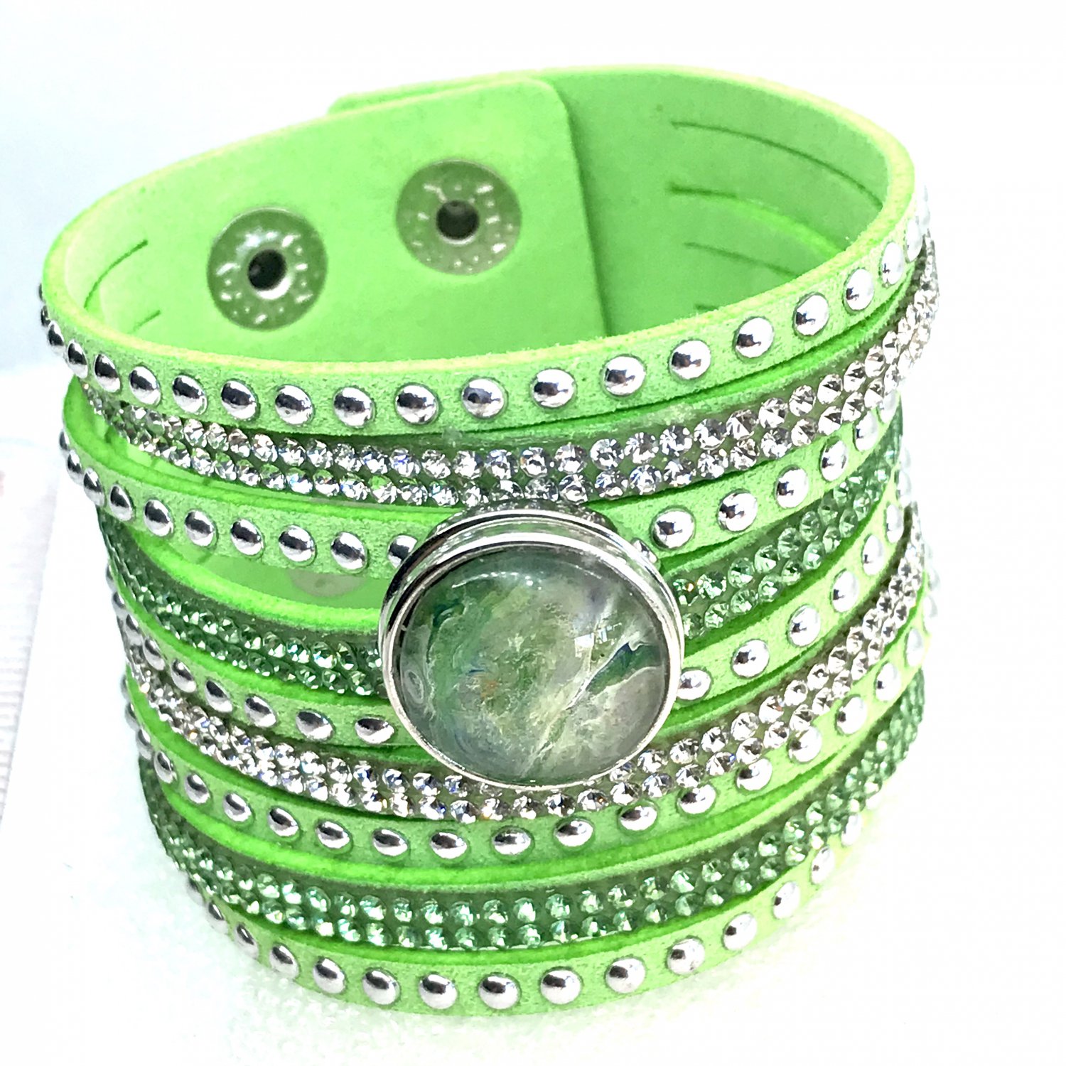 Cuff Bracelet handmade 20mm snap