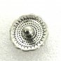 Snap 20mm  Flower pink crystal