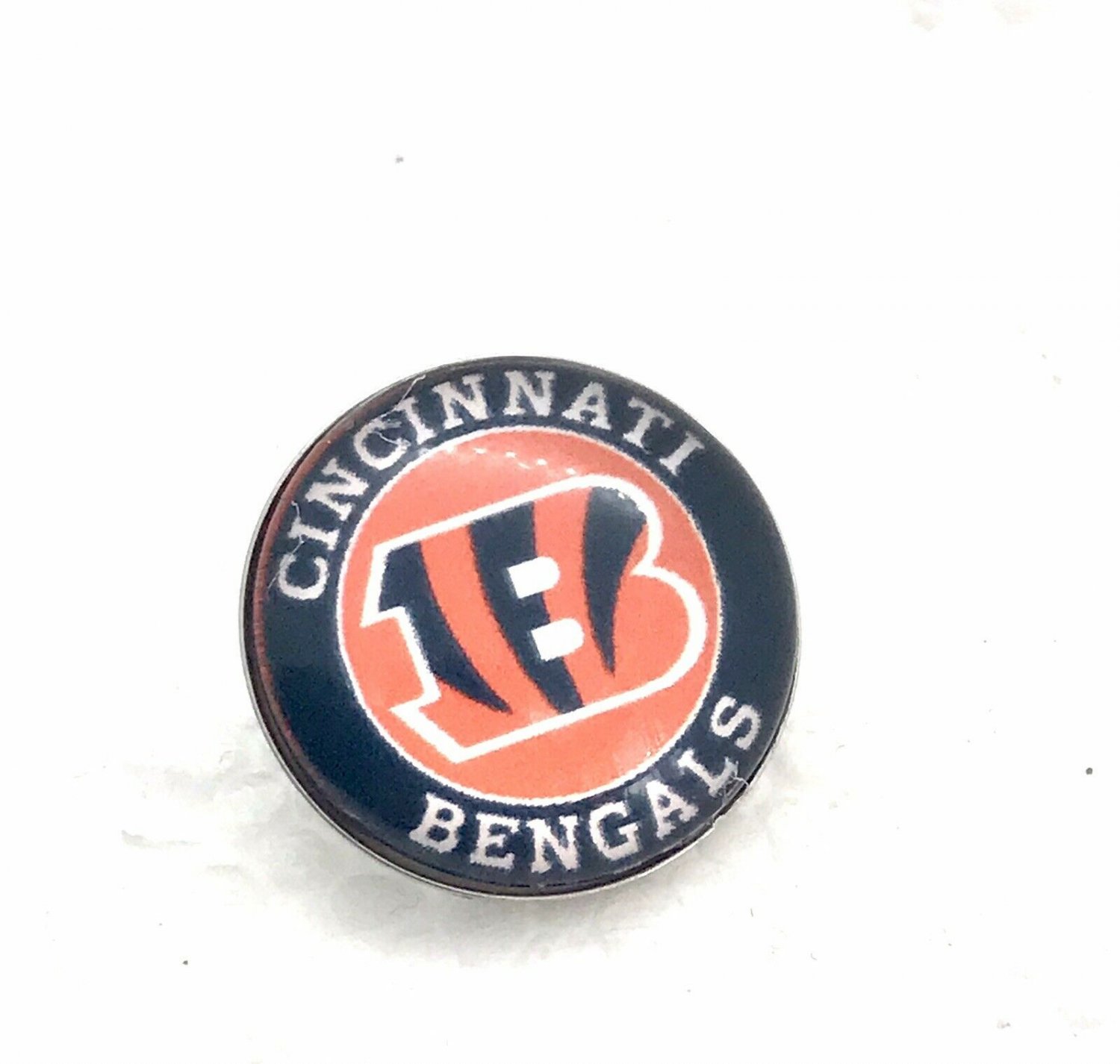 Cincinnati Bengals football snap button 18mm fit ginger snap Jewelry