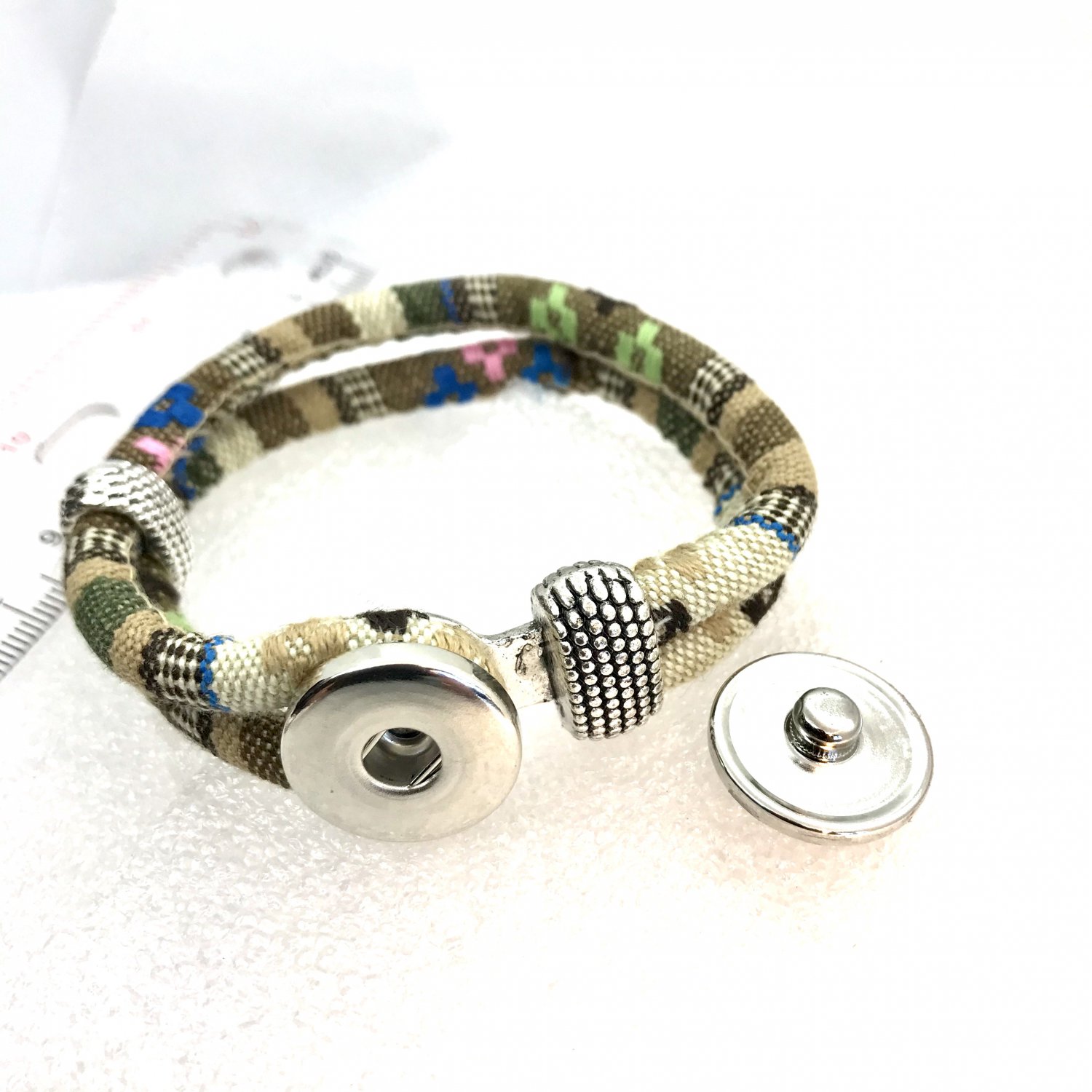 Snap Bracelet handmade snap 18mm Noosa