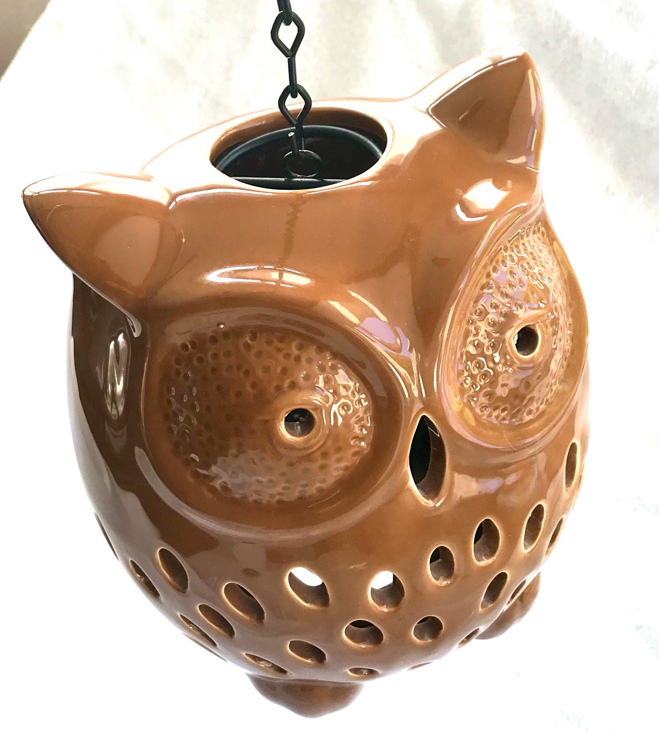 Owl lantern Candle holder Halloween Thanksgiving home decor Fall