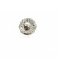 Rhinestone Mini snap button 12mm gingersnap Blue crystal Cross Jewelry Fast Shipping Cross green
