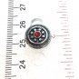 Rhinestone Mini snap button 12mm ginger snap Jewelry Fast Shipping Round Red