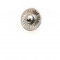 Rhinestone Mini snap button 12mm ginger snap Jewelry Fast Shipping Round Blue