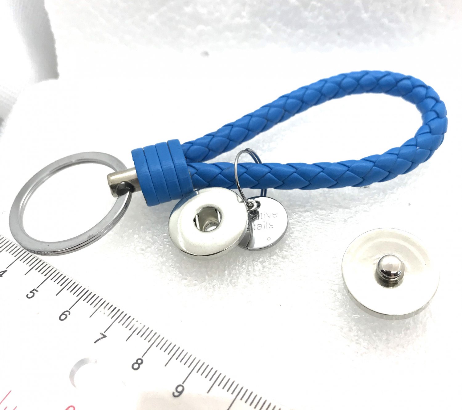 Purse Pull Key Ring Snap 20mm Handmade