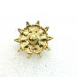 Snap 20mm turquoise pattern sun gold