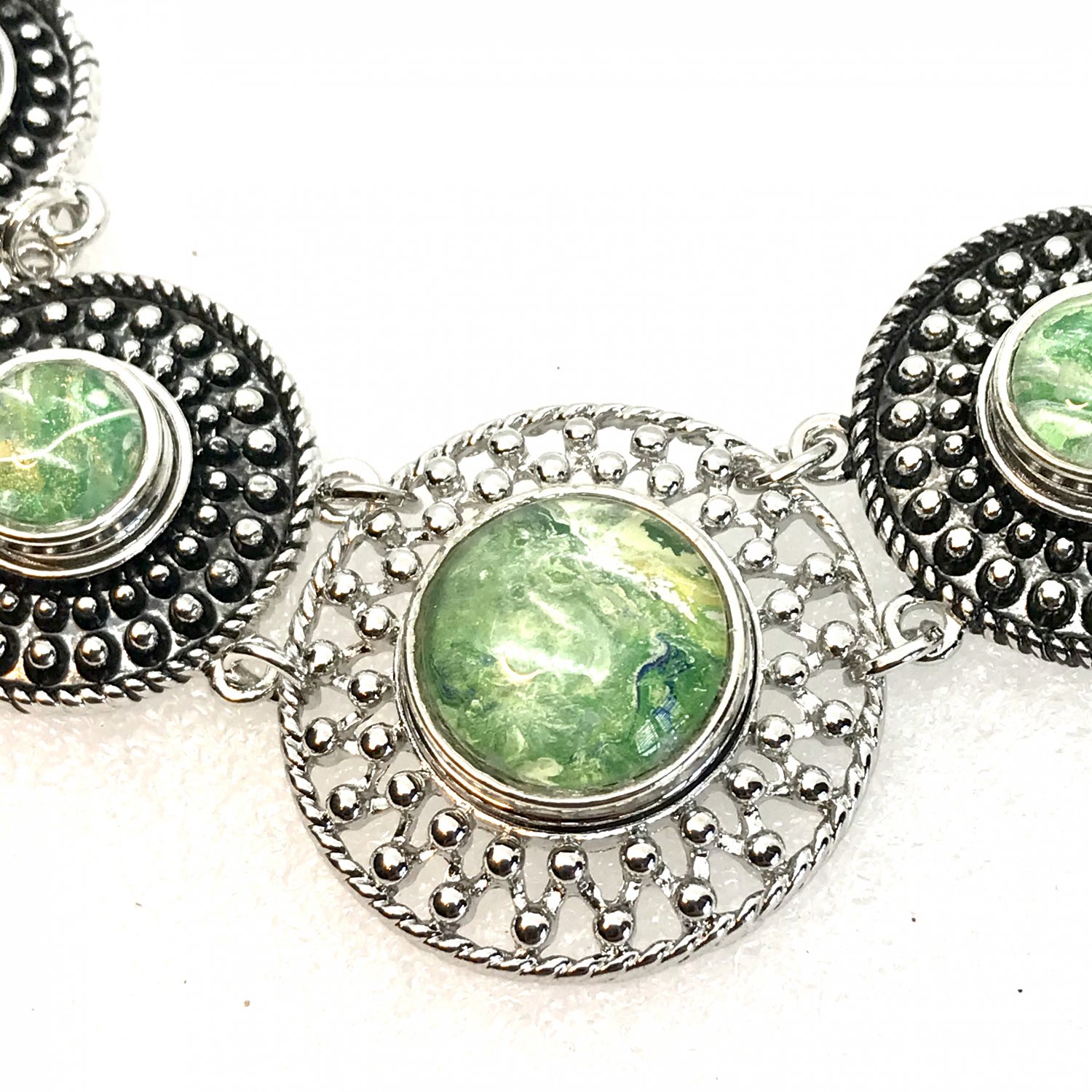 Necklace Ginger Snap Jewelry Handpained Snaps Christmas Birthday