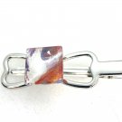 Bow Hair clip pin hand painted 20mm snap Bow Hair clip pin hand painted 20mm snap