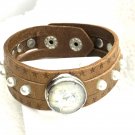 Leather Snap Bracelet handmade snap 18mm adjustable