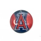 Baseball snap buttons 18mm Los Angeles Angels Gingersnap Noosa Magnolia Fast Shipping Team mem MLB