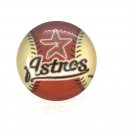 Baseball snap buttons 18mm Houston Astros Gingersnap Noosa Magnolia Fast Shipping Team mem MLB