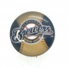 Baseball snap buttons 18mm Milwaukee Brewers Gingersnap Noosa Magnolia Fast Shipping Team mem MLB