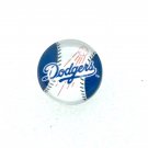 Baseball snap buttons 18mm LA Dodgers Gingersnap Noosa Magnolia Team mem MLB
