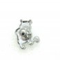 Snap 20mm Panda black and white crystals soccer ball