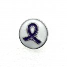 Rhinestone Mini snap button Purple ribbon crystal 12mm gingersnap Jewelry Rhinestone Mini snap button Purple ribbon crystal 12mm gingersnap Jewelry