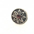 Rhinestone Mini snap button purple snowflake  crystal  12mm ginger snap  Jewelry Fast Shipping