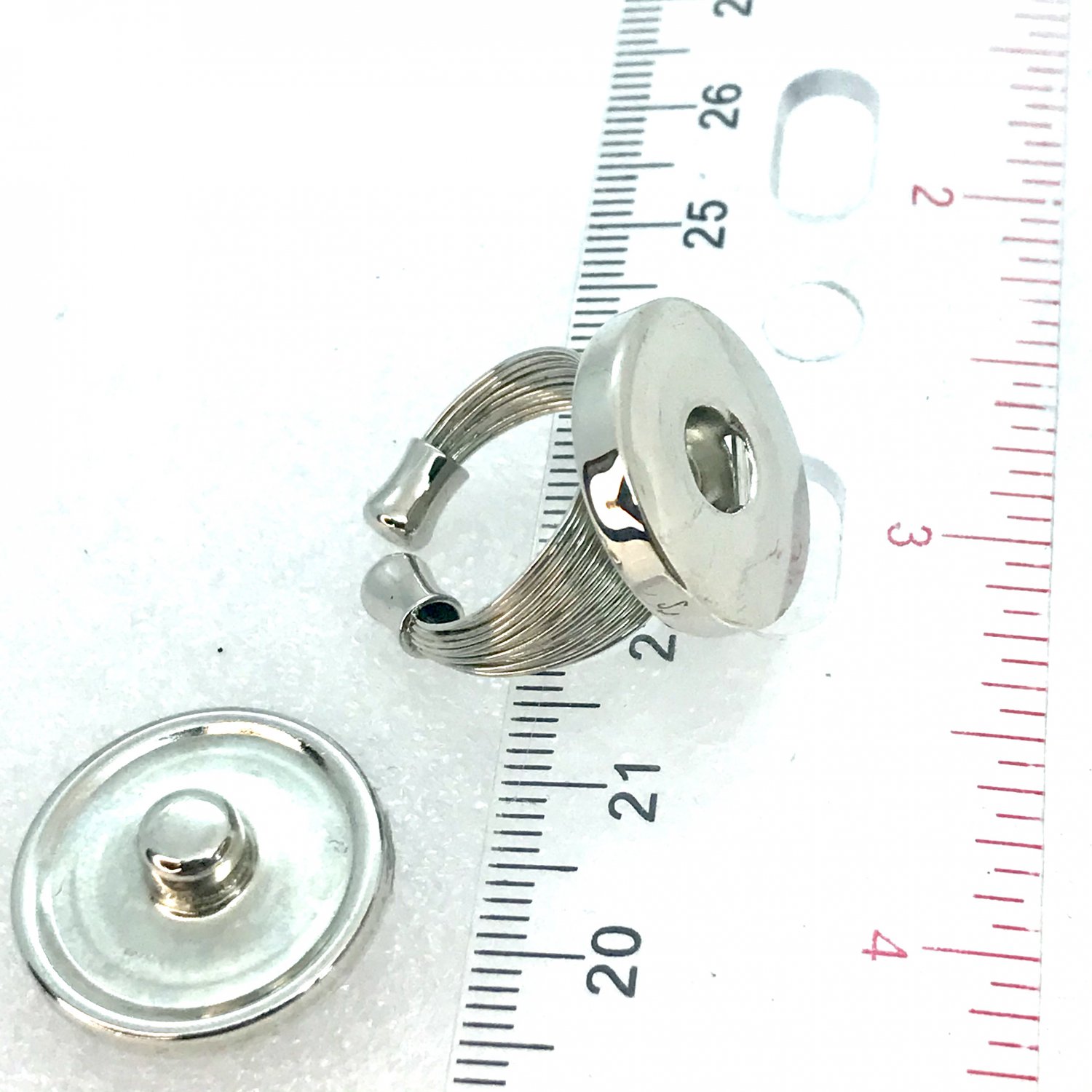 Snap Jewelry Rings Adjustable 1820mm Gingersnaps