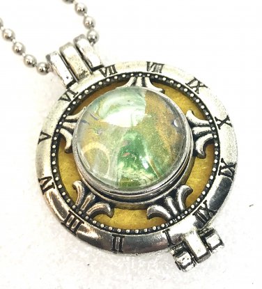 Snap 20mm Aromatherapy Pendant with Hand  Painted 20mm Snap