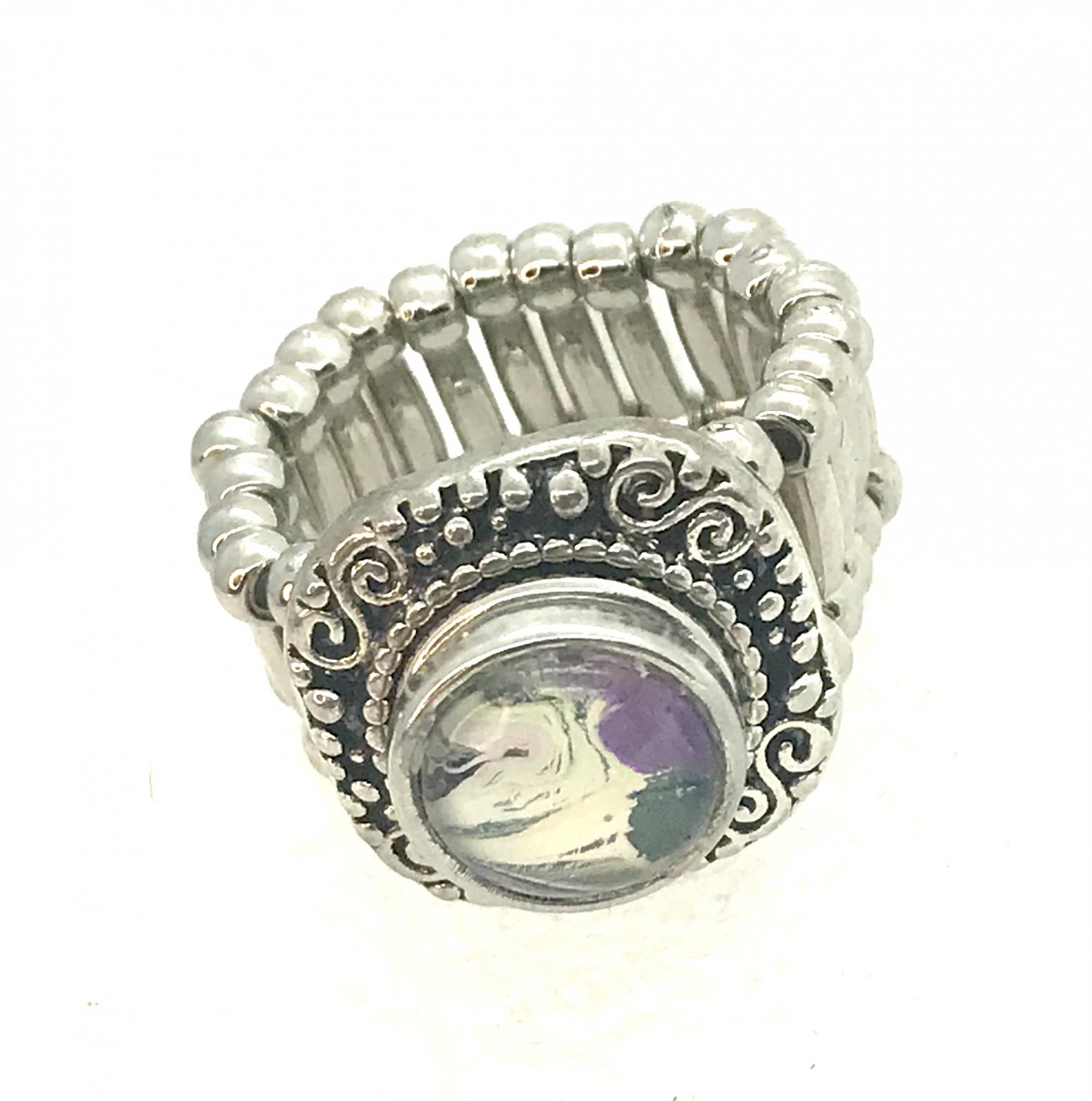 Snap 12mm ring stretchable Handmade snap