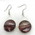 Hook earrings hand painted teardrops 925 silver hooks Hook earrings hand painted teardrops 925 silver hooks
