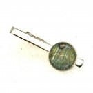 Handmade silver plated  copper Tie Clip 16mm