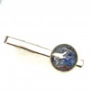 Handmade silver plated  copper Tie Clip 16mm