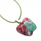 Apple Pendant Hand Painted Teachers Birthday Mother Valentines Gift Pride Color