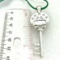 Small Key Pendant 16mm dome Hand Painted art Teachers Birthday Mother Valentines Christmas Gift