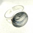 Handmade Ring  16mm stainless steel band adjustable