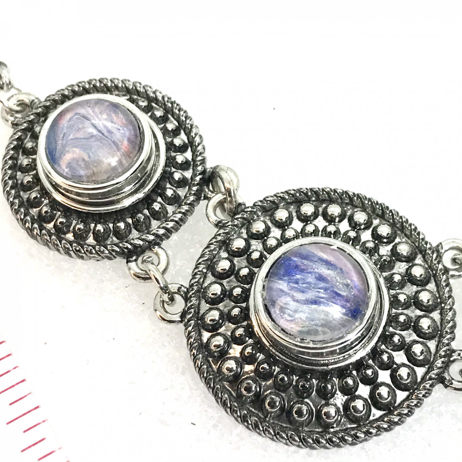 Necklace Ginger Snap Jewelry Handpained Snaps 1x20mm and 4x12mm