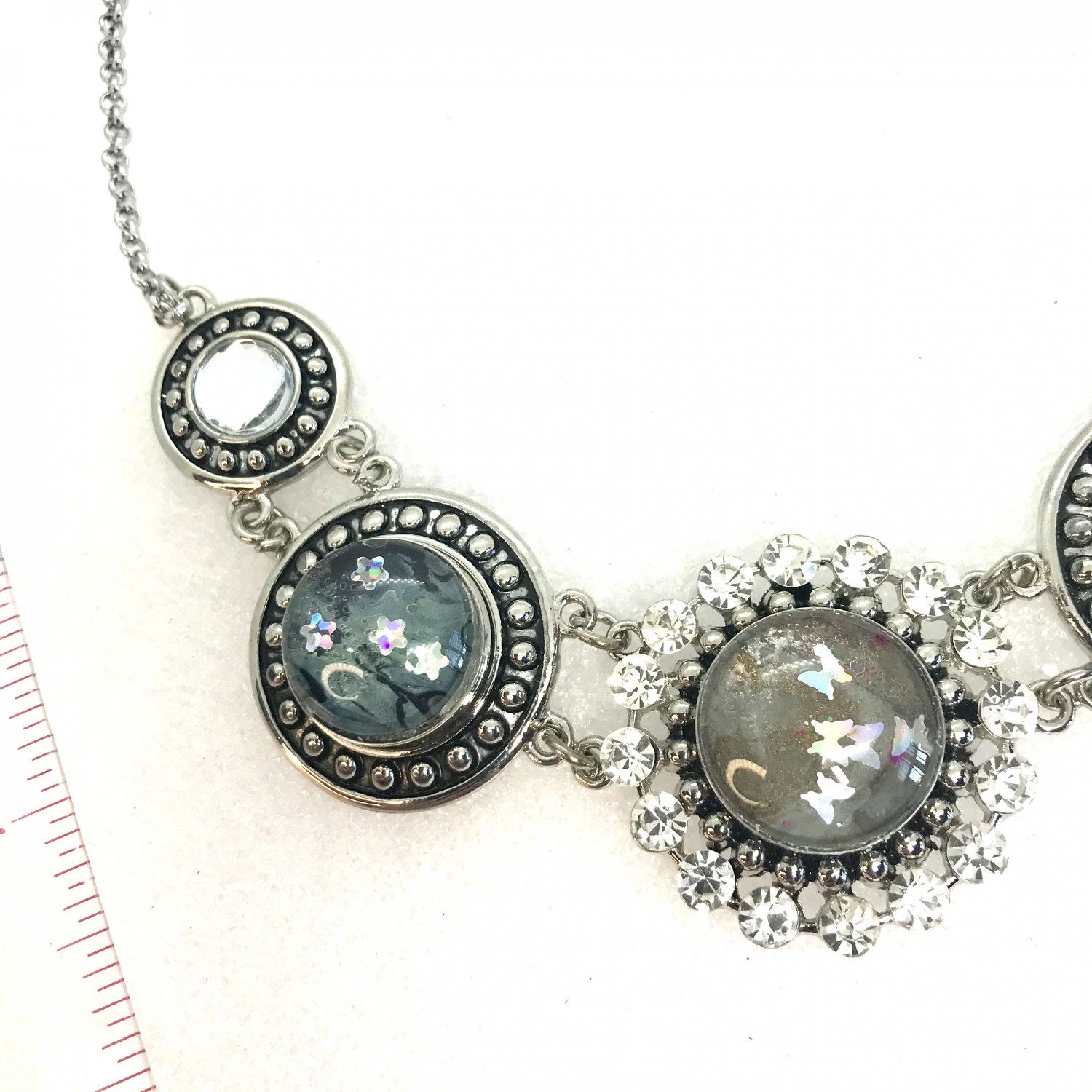 Necklace Ginger Snap Jewelry Handpained Snaps 3x20mm