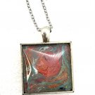 Pendant Hand Painted square 25mm