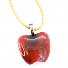 Apple Pendant Hand Painted Teachers Birthday Mother Valentines Gift Pride Color