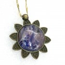 Sunflower Pendant Hand Painted art Great Birthday  Mother Valentines Gift