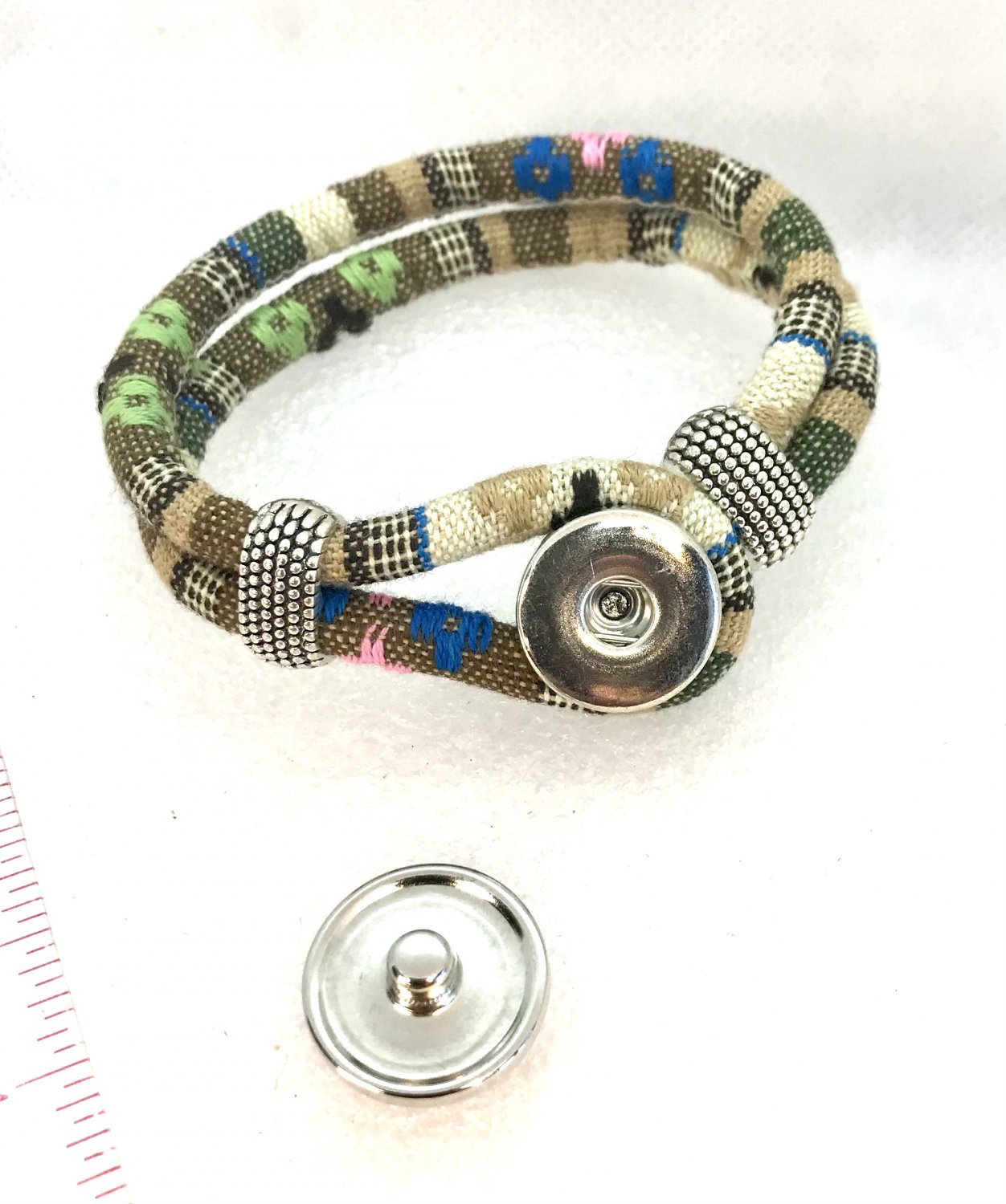 Snap Bracelet handmade snap 18mm Noosa