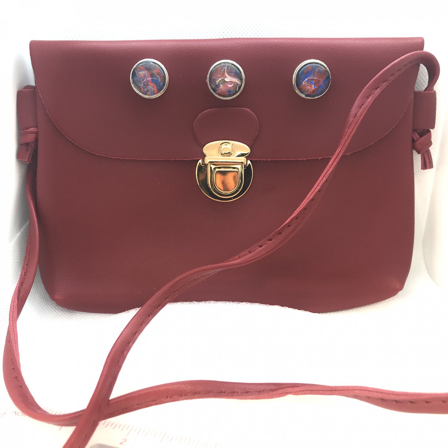 red crossbody designer bag