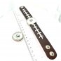 Leather Snap Bracelet handmade 30mm Snap