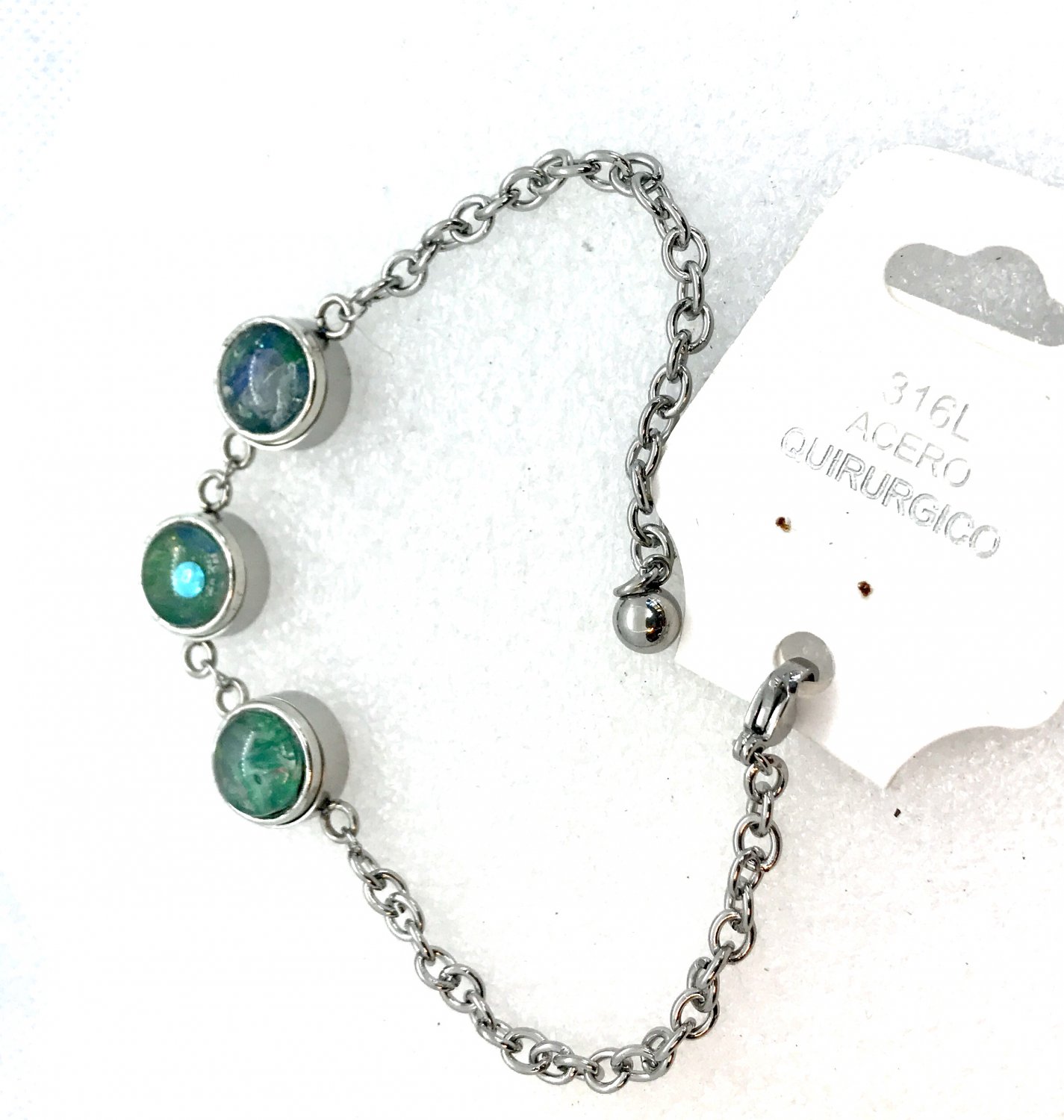Bracelet Stainless Steel 3x12mm snaps Adjustable Great Gift Valentine’s Day