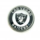Las Vegas Raiders football snap button 18mm fit ginger snap Jewelry Fast Shipping