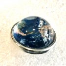 Earth aerial  view Pattern Blue Snap High dome 18mm Gingersnaps Jewelry snap button Fast Ship