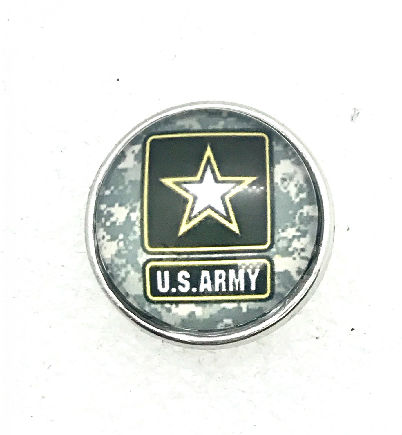 Snap 20mm Patriotic Us Army