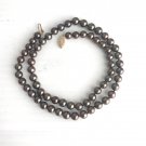 Slate or peacock 18’ Akoya pearls 14k gold clasp