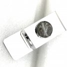 Money clip  men handcrafted glass dome 16mm