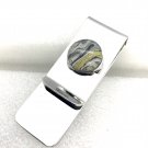 Money clip with handpainted 16mm Dome