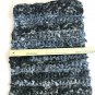 Handmade round crocheted bathroom bedroom  Rag rug  from repurposed  jeans