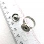 Snap 12mm ring adjustable Handmade  mini snap interchangeable jewelry