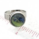 Snap 12mm ring adjustable Handmade  mini snap interchangeable jewelry