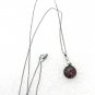 Pendant Hand Painted Gift small round 14mm